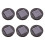 6Pc Solar Powered Replacement Round LED Light Box Solar Battery Box Solar Cells Li-Ion Battery Charger 1