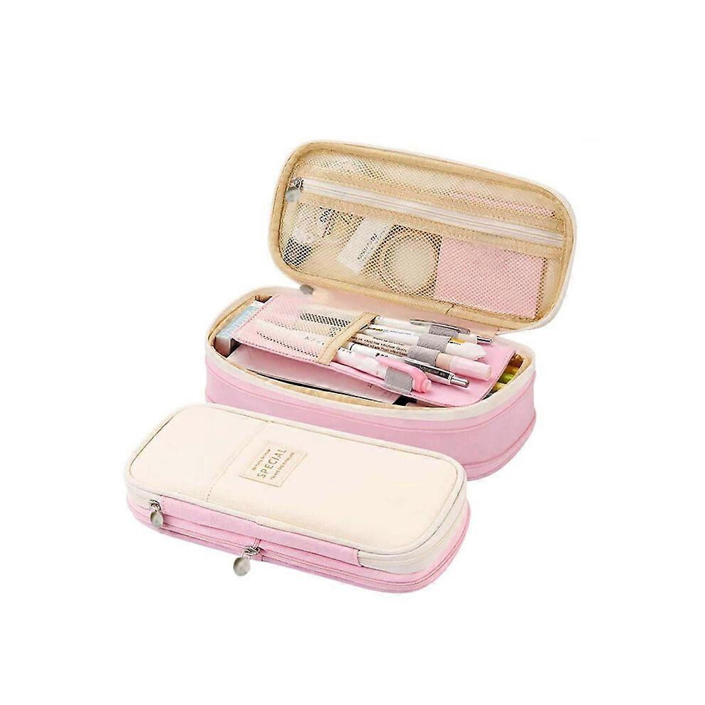 (As show, One size) Large Capacity Pencil Case, Expandable School Pencil Case, Large Capacity Pencil Case, Pencil Case, School Pencil Case, Large Penc