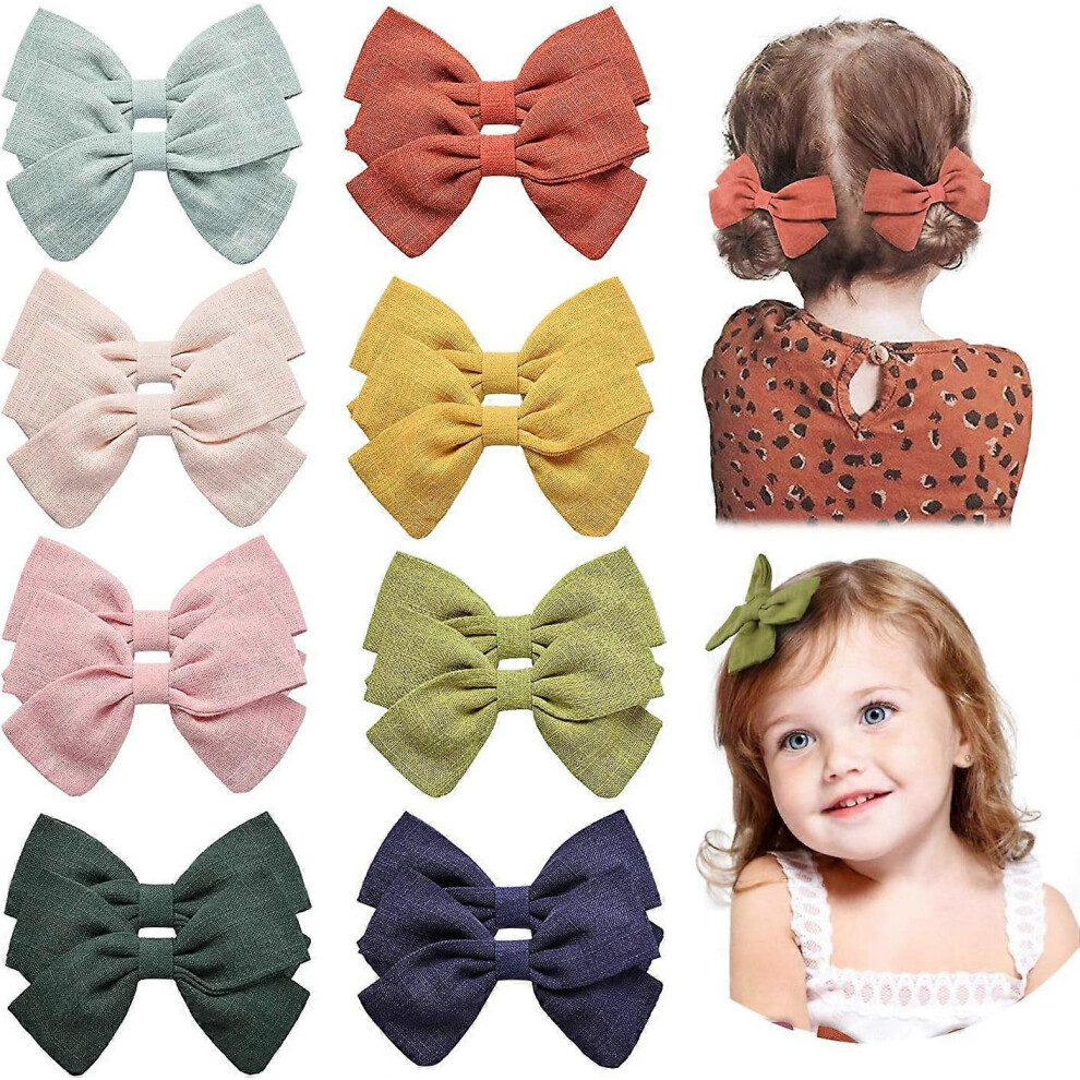 (As show, One size) 16 Pack Baby Girls Hair Clips, Barrettes, Alligator Clips, Hair Accessories for Girls, Toddlers, Kids, Teens and Big Girls