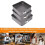 Cheesecake Baking Pan Spring Non-Stick Metal Square Baking Mold Spring Pan Leak-Proof Removable Kitchen Mold 4