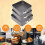 Cheesecake Baking Pan Spring Non-Stick Metal Square Baking Mold Spring Pan Leak-Proof Removable Kitchen Mold 3