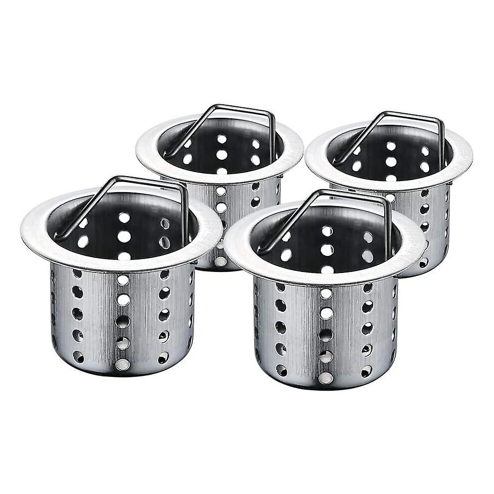 (As show, One size) Bathtub Strainer(4 Packs), 3.5cm To 4.6cm Stopper Bathtubs, Hair Catcher Stainless Steel Filter Drain Hair Catcher For Bath Sink Wash Basin