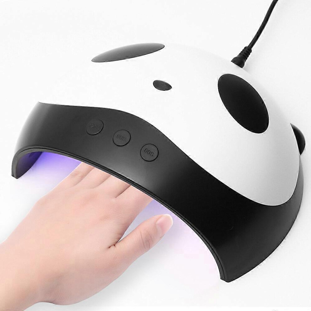 (As show, One size) Nail Art - Health & Beauty UV Lamps Nail Dryer LED Panda Lamp for Nails Manicure Lamps for Hair Dryer 36 LED USB Nail Dryer