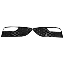 2 Pieces Auto Front Bumper Fog Light Grill Trim Covers 8V3807681 8V3807682 for A3 2012-2016