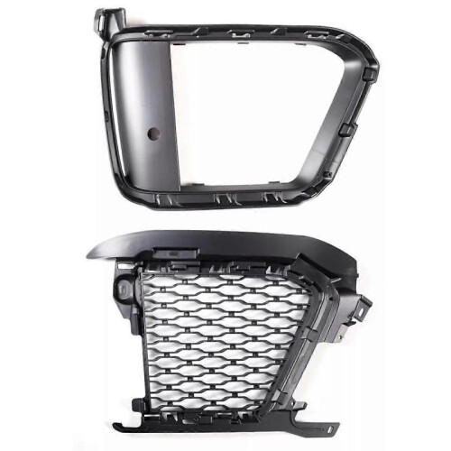 Front Bumper Outer Grille Vent Mesh Grill with Vent Panel for Range Sport 2018-2019 Right LR099793,LR099300 1