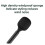 Wireless Microphone Handheld Grip Stick for Mic 2 //Node Go/Relaxart Microphones Interview Recording Adapter 3
