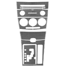 Carbon Fiber Center Console Gear Shift Panel Cover Trim Kit for 2004-2009 LHD Interior Accessories