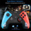 2PCS Wireless Bluetooth Controller for Pro Gamepad Compatible for Switch Pro/Oled/Lite/PC Joystick-A 2
