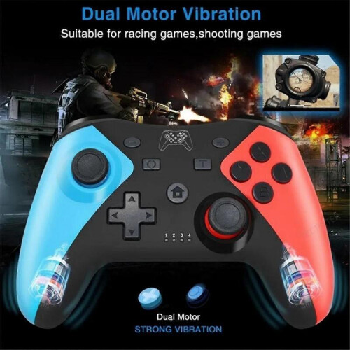 2PCS Wireless Bluetooth Controller for Pro Gamepad Compatible for Switch Pro/Oled/Lite/PC Joystick-A 1