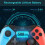 2PCS Wireless Bluetooth Controller for Pro Gamepad Compatible for Switch Pro/Oled/Lite/PC Joystick-A 4