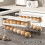 Rolling Egg Dispenser Egg Storage Box Double Layer Egg Roller Organizer Bin with Lid Storage Organizer for Restaurant 5