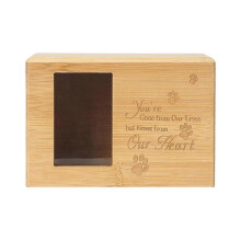 Pet Urn, Pet Memory Urn for Ashes, Pet Cremation Urn with Picture Frame, Urn Cremation Box
