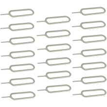 20pcs SIM Card Eject Tool Kit, Universal SIM Tray Eject Pin Needle Opener for iPhone, Samsung Galaxy, HTC and other Smartphones Includes SIM