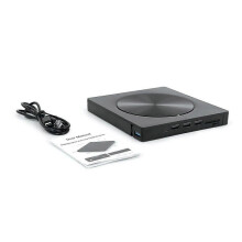 8 in 1 Burner Portable External USB3.0/Type-C Dvd-Rw Disc Optical Drive Dvd-Rom Burner Multifunction Dvd Drive