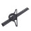 Multifunktionales 300 mm schwarzer Aluminium-Winkellineal mit Bevel-Protractor 11