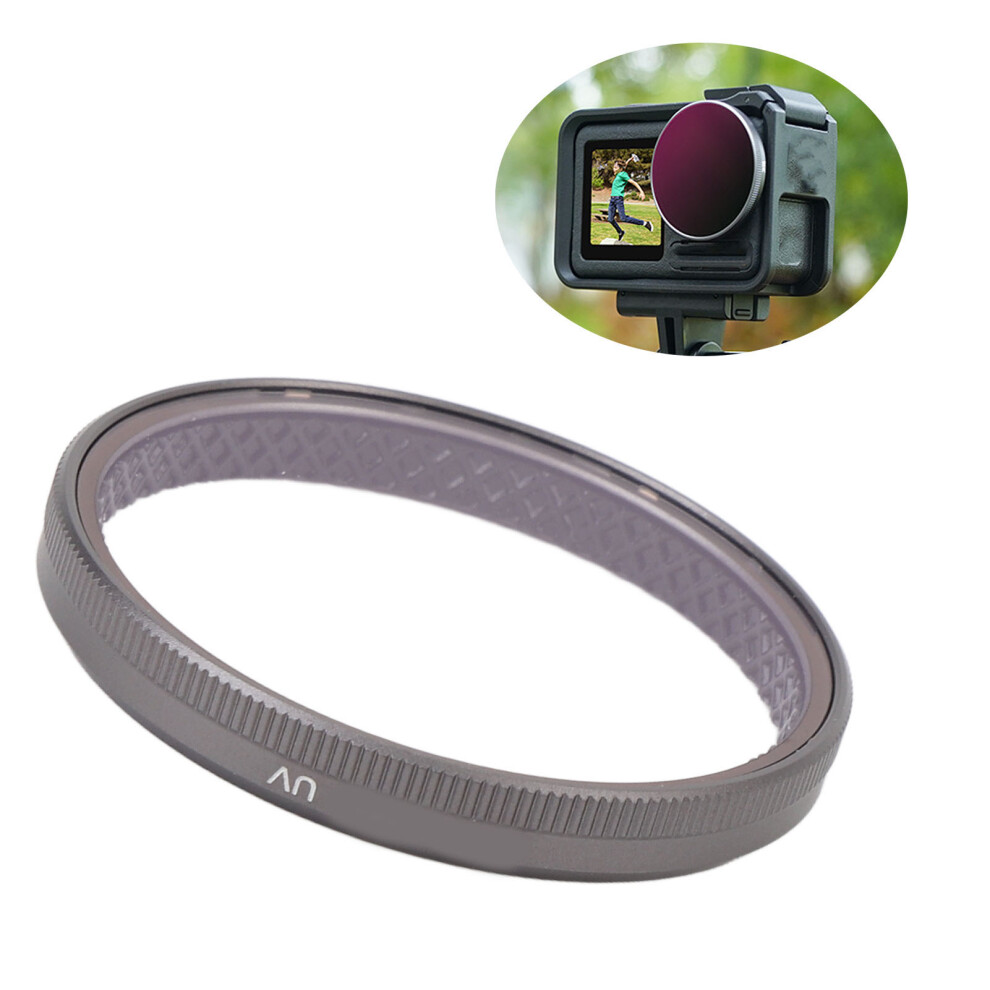 Action Camera Uv Filter Optical Glass Multi Layer Nano Coated Water Resistant Oil Proof Uv Protector Filter For Action 3 Action 4 Action 5 8791313197670