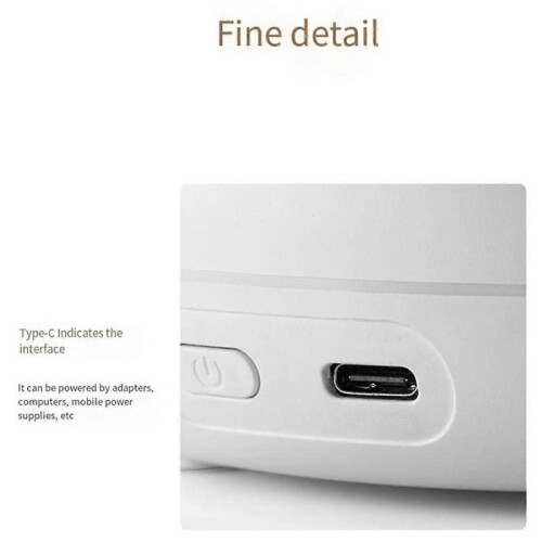 New Colorful Flame Aromatherapy Machine Desktop Air Humidifier Home Diffuser Aromatherapy Machine,Black