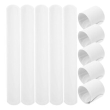 60Pcs White Slap Bracelets DIY Slap Bands Kids Slap Bracelets Graffiti Slap Band Toys Party Favors
