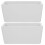2pcs Ceramic Sugar Packet Holder Rectangular Sugar Container White Coffee Canister Porcelain Candy Bowl Farmhouse Storage Container for Kitchen 1