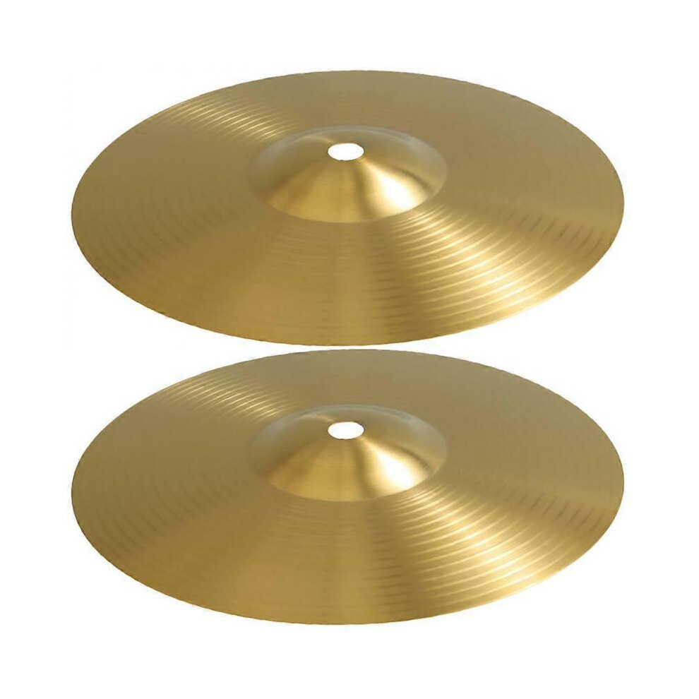 2pcs Drum Set Cymbals Jazz Drum Cymbal Brass Crash Cymbal Music Instrument Cymbals