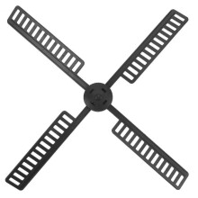 5Set Windmill Fan Blades: Solar Powered Windmill Blades Waterproof Outdoor Lighthouse Leaves for Yard Patio Lawn Ornament