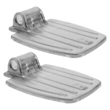 1 Pair Easy Installation Footrest Wheelchair Pedal Elevating Wheelchair Footplates Sturdy Wheelchair Foot Rest Wheelchair Accessory