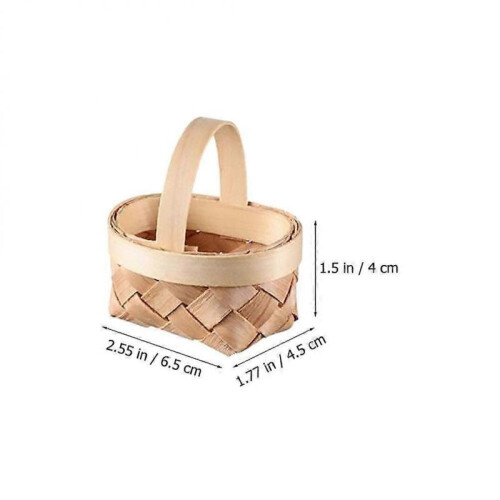 12pcs Decorative Tiny Baskets Household Woven Baskets Multi-function Candy Baskets 1