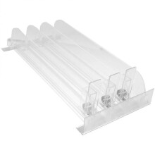 1 set of Auto-push Drinking Showcase Pushers Clear Cosmetics Pusher Tray Rack for Supermarket