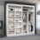 MN Furniture (White, 203cm) Modern Sliding Wardrobe with Mirror Doors 2