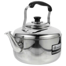 Stainless Steel Kitchen Kettle Large Capacity Automatic Sounding Pot for Gas Induction Cooker Induction Furnace (5L)