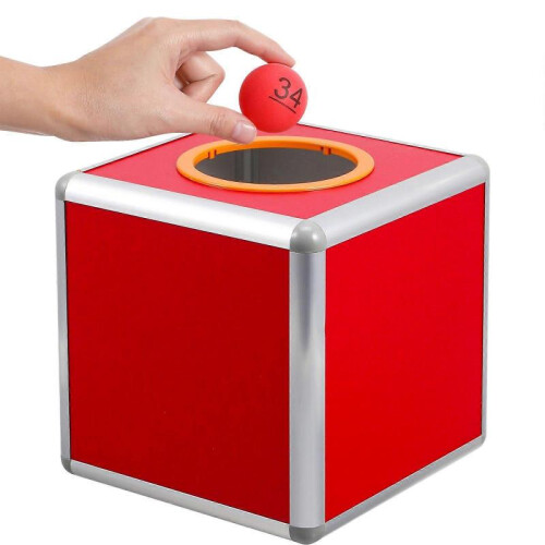 Multi-functional Raffle Ticket Box Lottery Box Square Raffle Ball Game Box 1