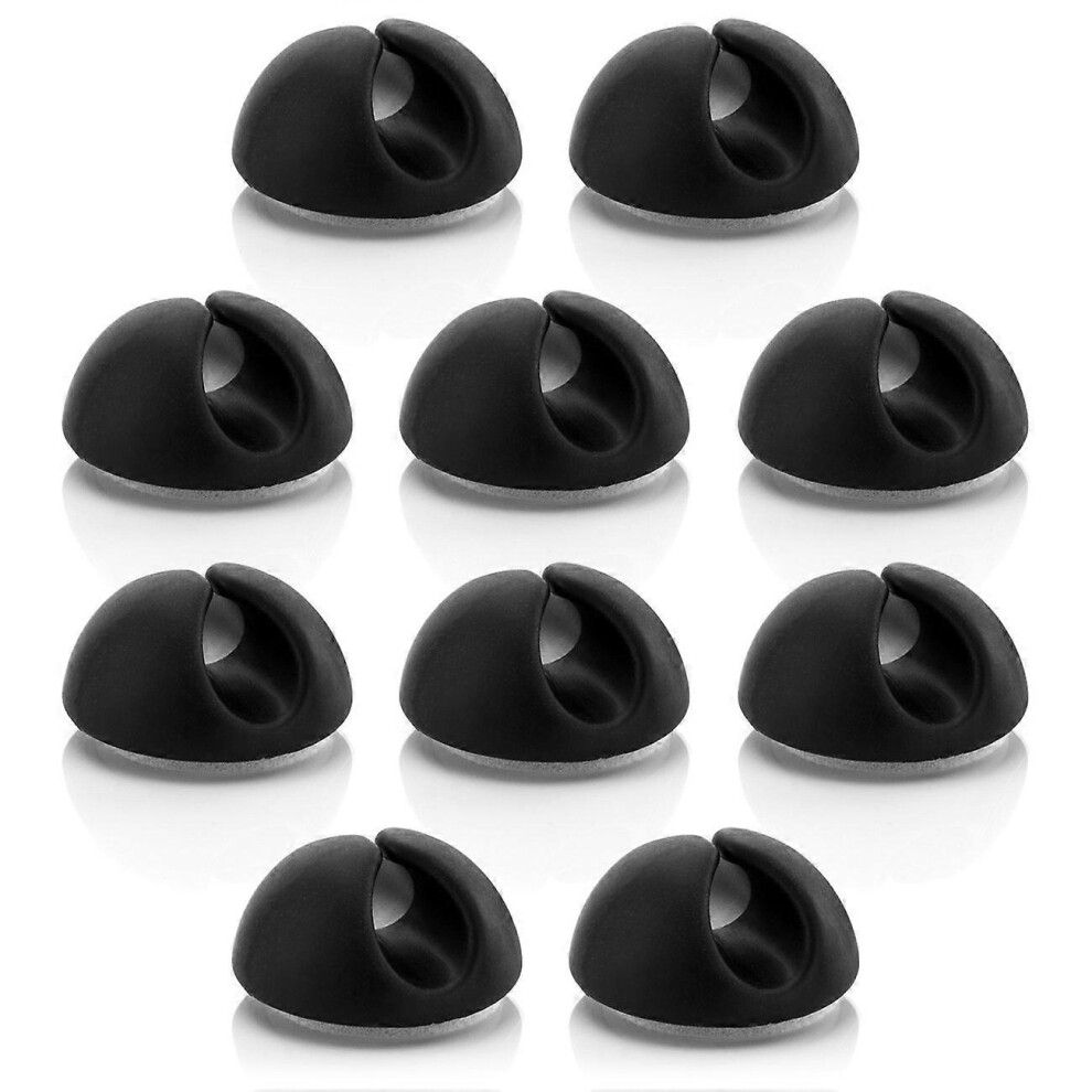 (As show, One size) 10x Cable Ties Cable Holder Cable Management Cable Fixing Cable Organizer for Cables Up to 8mm Cable Ties Cable Fixing Cable Manag