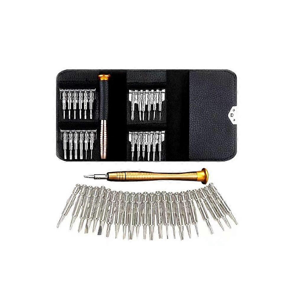 (As show, One size) 25 in 1 Mini Professional Precision Screwdriver Set, Repair Kit for Glasses, Watch, iPhone, iPad, Smartphone, PC, Laptop, Tablet, Electronics