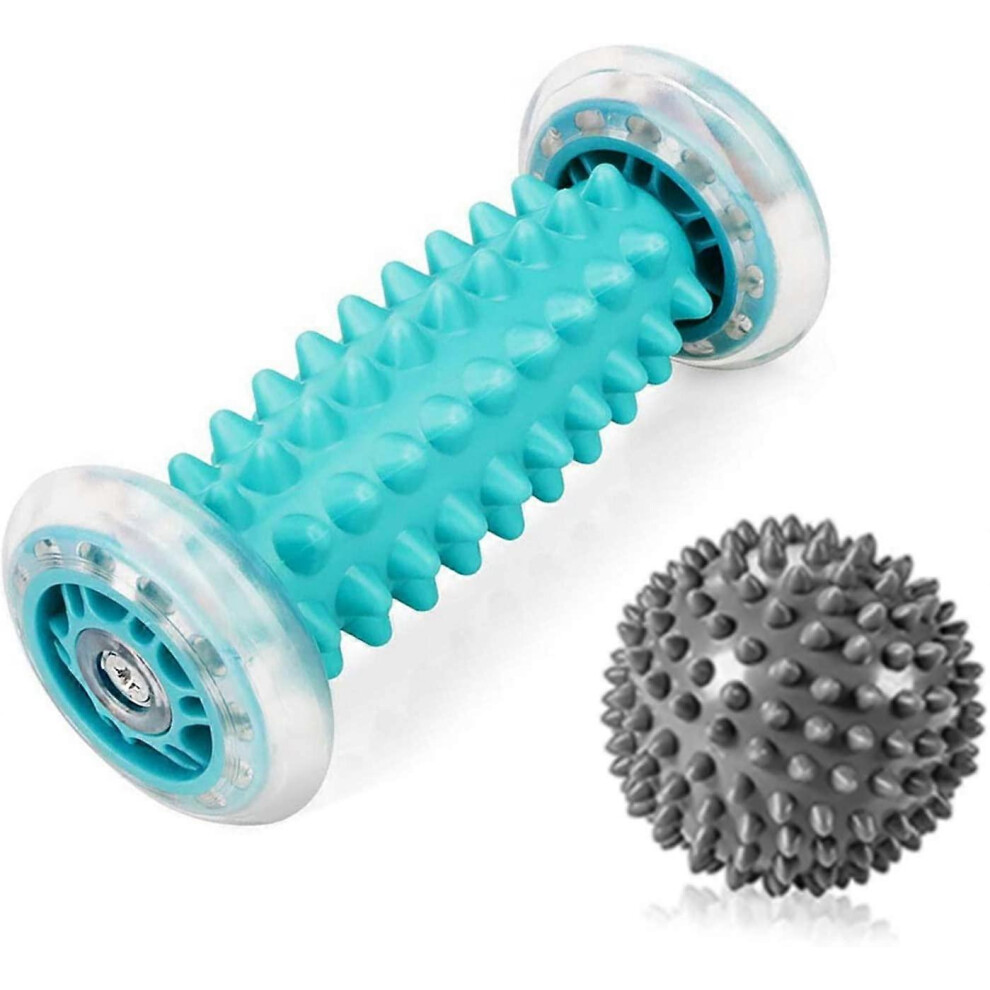 (As show, One size) Massage Roller & Massage Ball for Plantar Fasciitis - Pain Relief for Hook and Arch, Stress Reduction and Relaxation