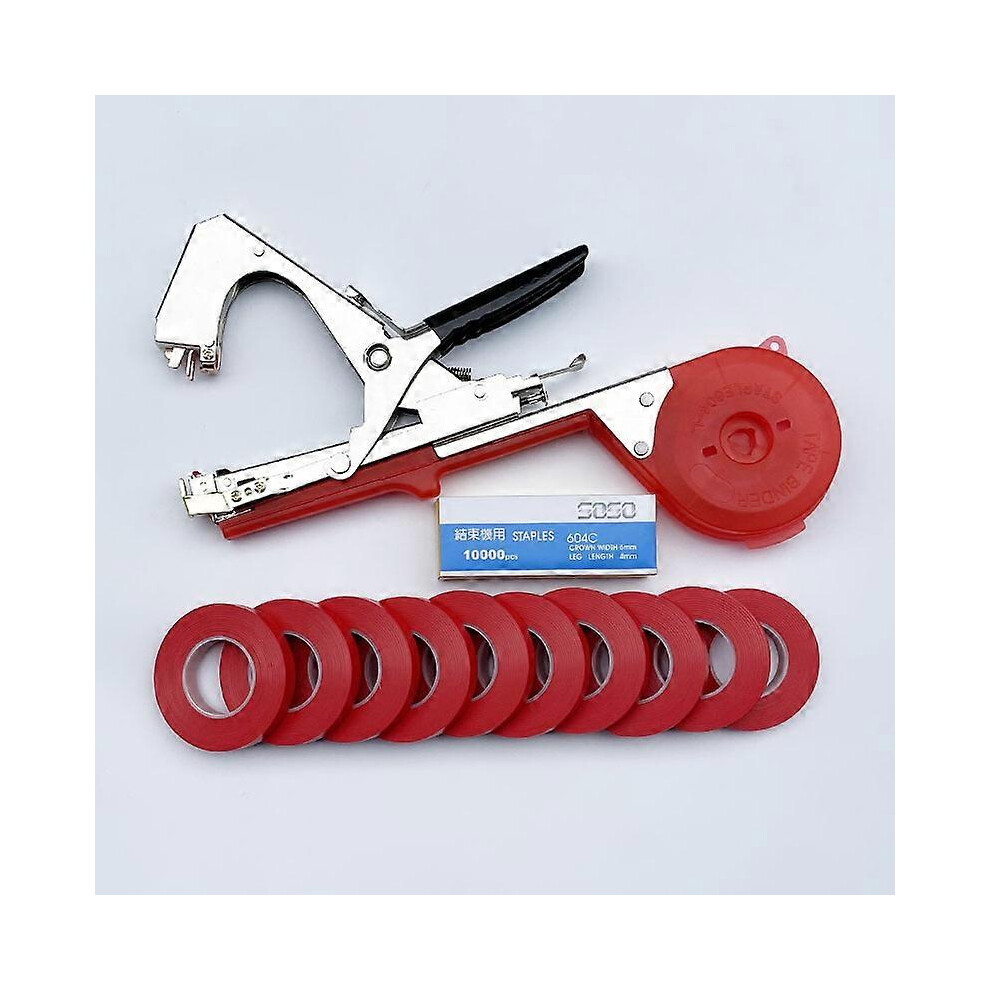 (As show, One size) Branch Tying Tying Machine, Manual Agriculture Plant Tying Tool, for Garden Fruit Vegetable Flowers Tomatoes Vine, Branch Tying Ga