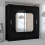 MN Furniture (Black, 150cm) Modern Sliding Wardrobe with Mirror Doors 1
