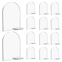 20Pcs Acrylic Number Signs for Wedding Table Number Signs DIY Blank Signs Festival Reception Decors