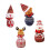 4pcs Christmas Knitting Gift Pouch Candy Bag Apple Storage Drawstring Bags 3