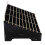 1Pc Mobile Phone Organizing Box Temporary Wooden Multi-grid Phone Box (Black) 3