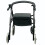 Gr8 Home Folding Rollator Walker with Seat 4 Wheel Mobility Walking Frame Aid 5