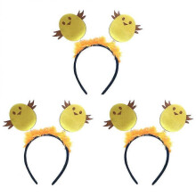 3pcs Adorable Little Chicken Hair Hoops Fashion Headdress Party Hair Accessory