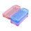 3pcs Storage Case Container Box Pencil Case Multifunctional Interlayer Plastic for Art Sketch Pencil (Random Color) 1