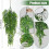 Hanging Artificial Plants for Wall Outdoor Decoration (4 Pack) 2