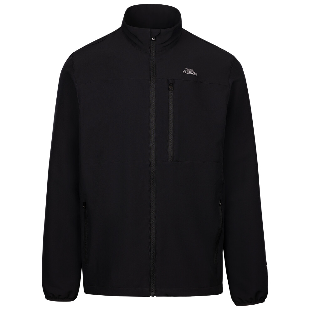(XL, Black) Trespass Mens Waterproof Packaway Jacket Filmford