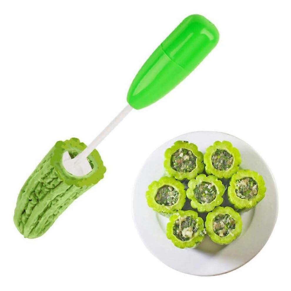 (As show, One size) 4pcs Vegetable Corer for Home Kitchen, 4 Sizes for Hollow Coring Vegetables, Fruits