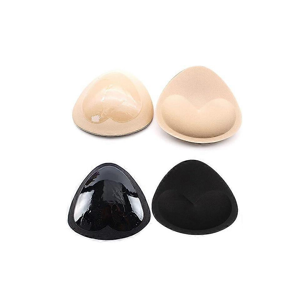 (As show, One size) 2 Pairs Bra Pads, Bra Push Ups, Sports Bra Chest Pad, Bikini Pads, Sexy Bra, Bra Inserts.