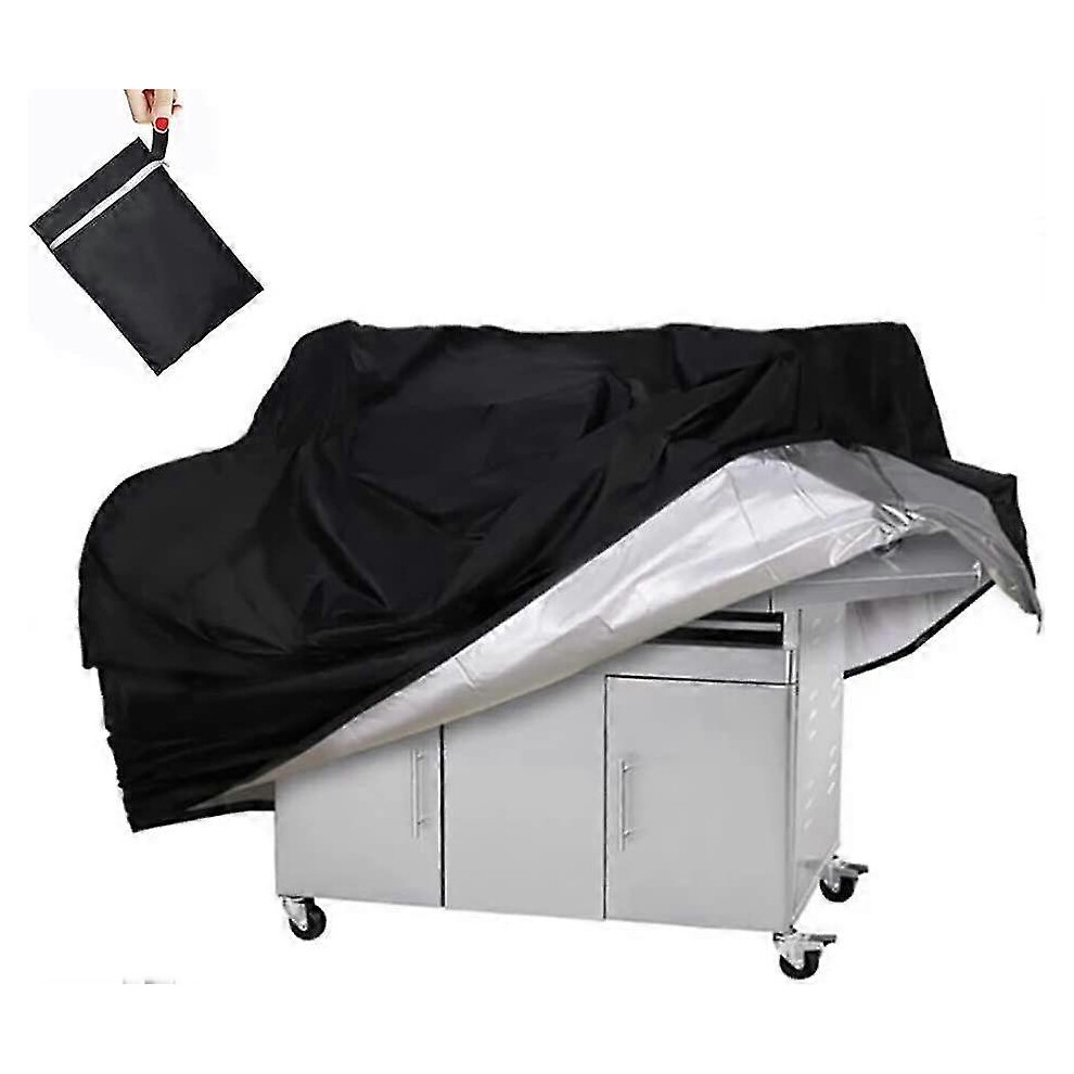 (As show, One size) Barbecue cover.L 145*61*117cm Barbecue cover made of very resistant Oxford fabric. Waterproof and anti-uv
