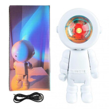 Romantic Astronaut Robot Lamp Astronaut LED Light Projector for Bedroom Live Broadcast Party Room Decor
