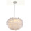 Nordic minimalist white feather hanging lamp - white 1