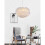 Nordic minimalist white feather hanging lamp - white 2